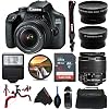 Canon EOS 4000D DSLR Camera with 18-55mm f/3.5-5.6 III Lens – Pixi Advanced Bundle (International Version)