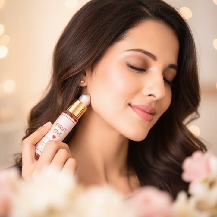 Perfume First Love Attar | Inspired by Luxury – Long-Lasting Alcohol-Free | Roll-On Attar | Perfume Oil with Lavandin, Italian Cedar & Warm Redwood – Ittar for Men & Women | 6 ML