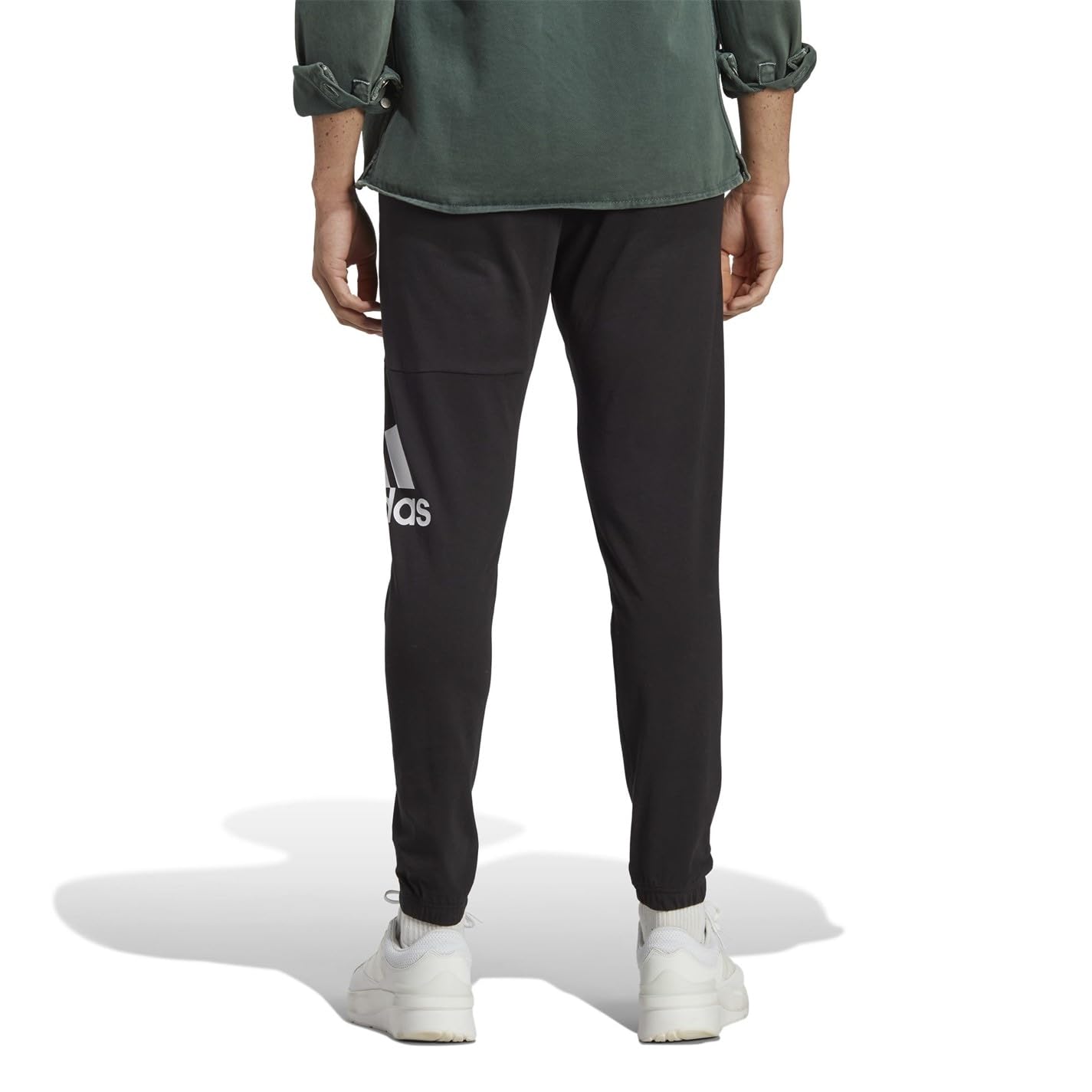 Adidas - Essentials - Distintivo Singolo in Jersey Affusolato, Pantaloni da Ginnastica Uomo