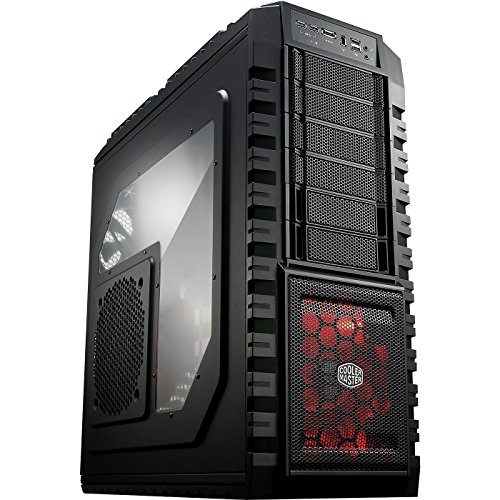 Image of Cooler Master HAF X - Full Tower Computer Case with USB 3.0 Ports and Windowed Side Panel (RC-942-KKN1)