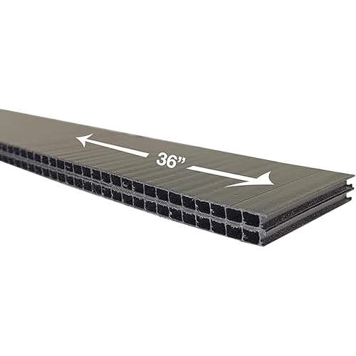 BattenVent 2-3/8″ Wide x 3/8”(2 ply) Thick Multi-Purpose Rigid Spacer with Corrugated Channels for Airflow - Creates Clear Ventilation Paths 120 Pieces/360 Feet Per Box