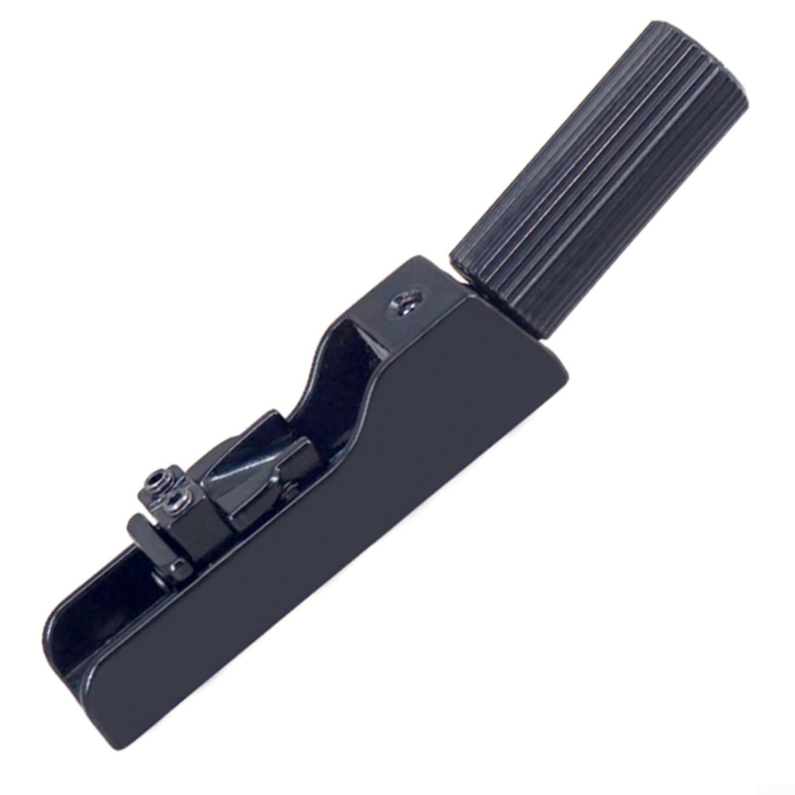 1 Set Headless Bass Bridge pour basse électrique 4/5/6 cordes, pont divisé simple avec vis et clé, argent, accord précis et stabilité pour basses sans tête (noir 4 pièces)