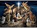 Bits and Pieces 500 Piezas de Rompecabezas de Rompecabezas para Adultos en el Pesebre 500 Pc Santo Religiosa Natividad Jigsaw por el Artista Ruane Manning