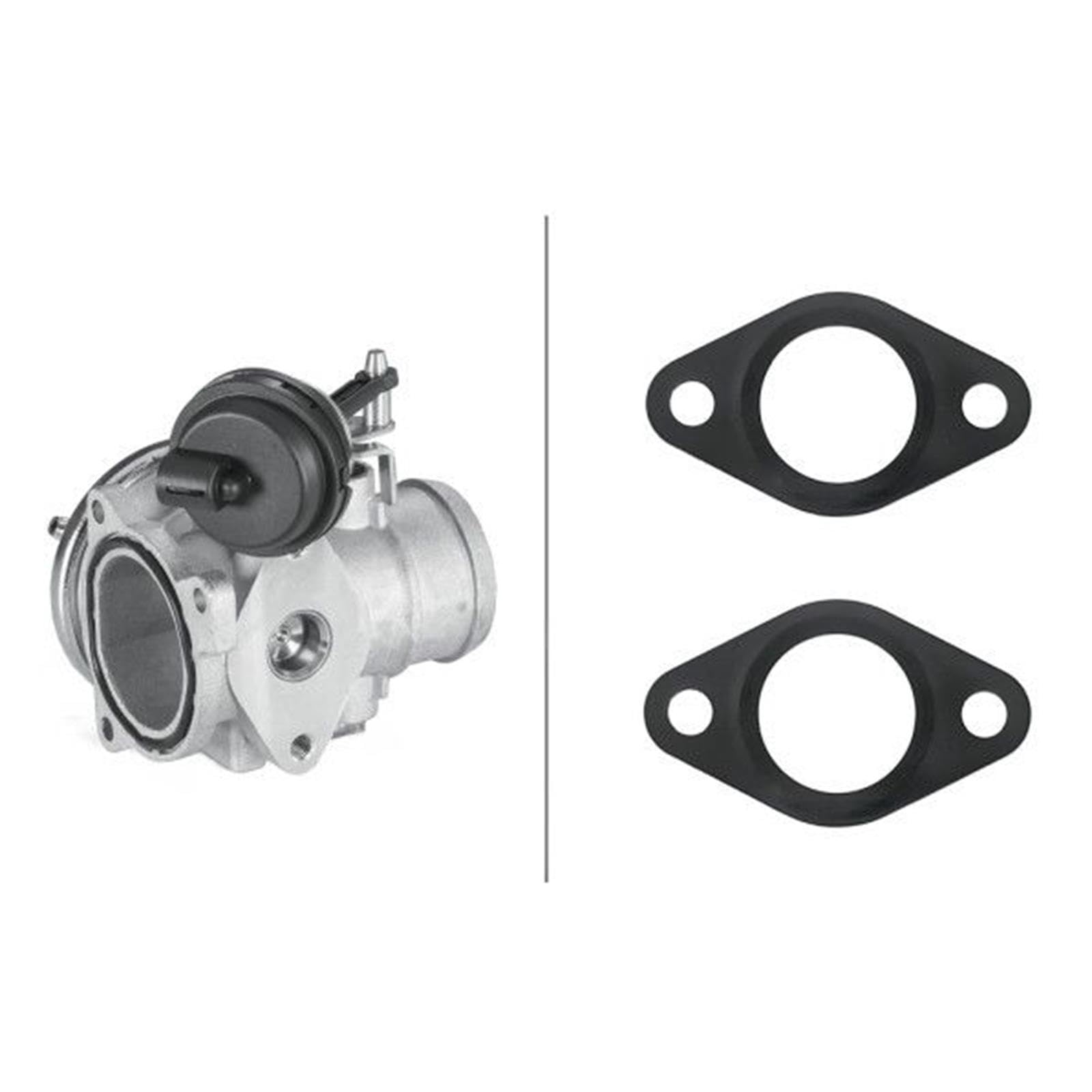 HELLA 6NU 010 171-311 Valvola ricircolo gas scarico-EGR, con comando a depressione, con guarnizioni | Compatibile con: AUDI A2, A3, SEAT AROSA, CORDOBA, IBIZA III, LEON, TOLEDO II, SKODA FABIA I, FABIA I Combi, FABIA I Praktik