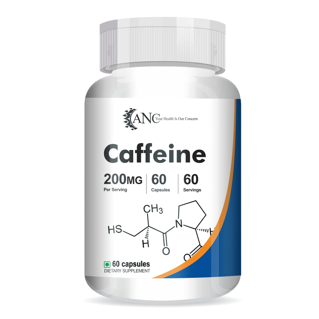 ANC Caffeine 200mg, For Natural Stimulant | Boosts Performance & Metabolism 60 Capsules (B0BYSSXSZZ) Amazon Price History, Amazon Price Tracker