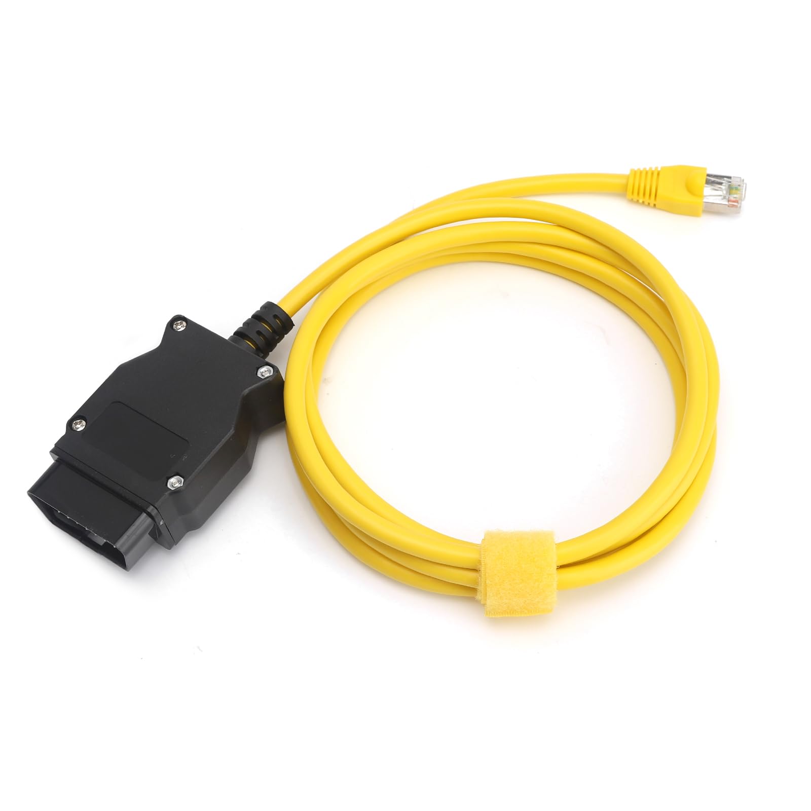 ENET OBD2 Kabel für BMW F-Serie - Plug & Play Codierung mit RJ45 Ethernet Adapter, E-SYS kompatibel, ICOM Interface für versteckte Fahrzeugfunktionen - Profi Diagnosekabel für F20 F30 F10 F07 GT X3