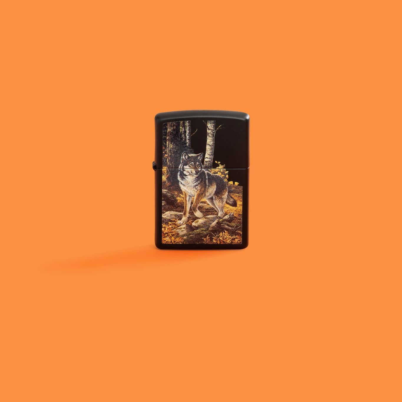 Zippo Lighter – Personalized Custom Message Engraved Windproof Wolf Lighter
