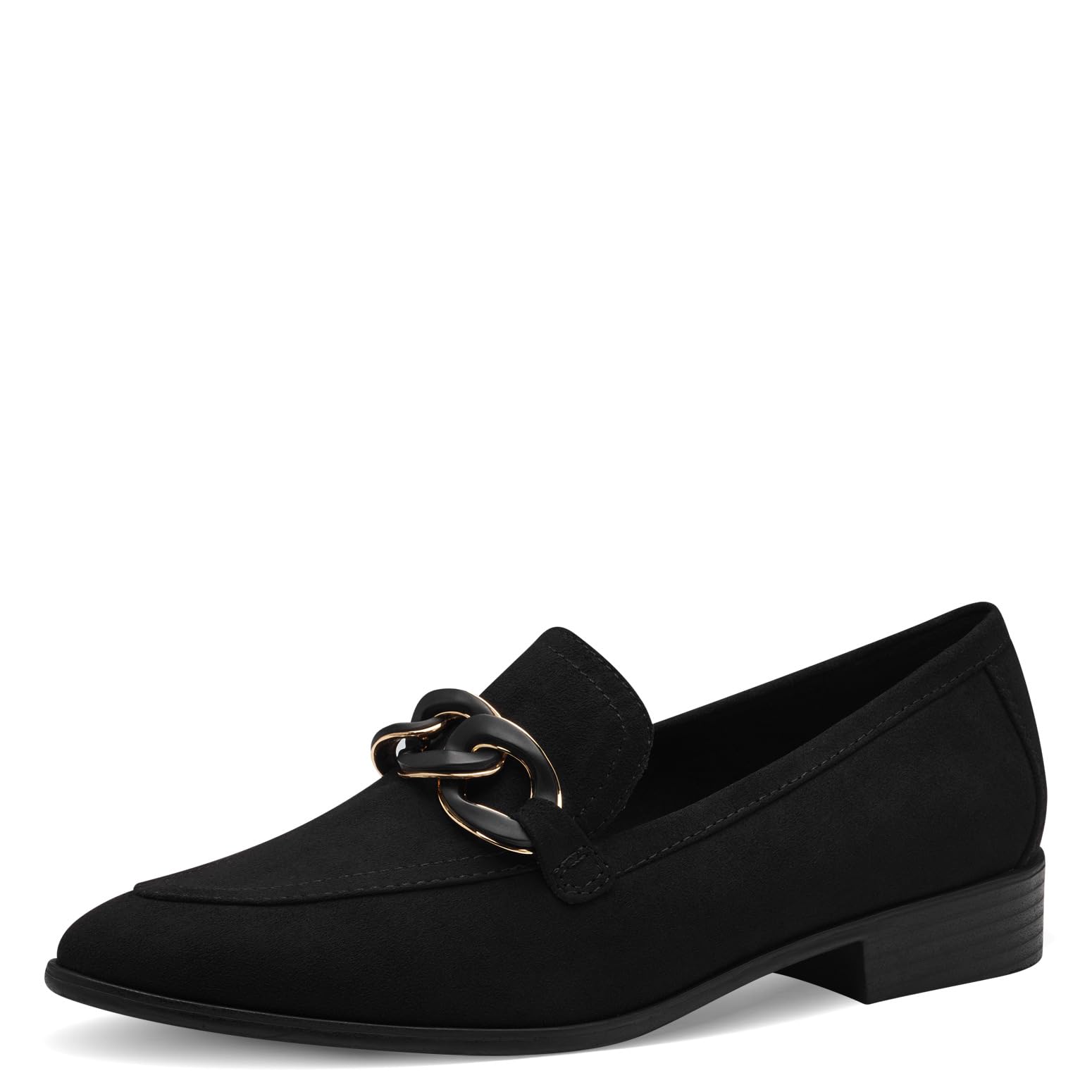 MARCO TOZZI Women's 2-24309-42 Loafers, Black, 5