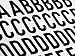 Apli 4425 - Pegatinas, letras, números, signos, 25 mm, color negro