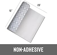 Vista 63 de Con-Tact Brand Grip Prints Shelf Liner, Non-Adhesive Durable Liners, Slip-Resistant Drawer and Cabinet Covering, 18" x 4', Dottie Grey, Pack of 1