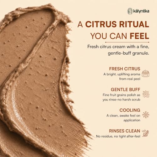 Image of Kalyntika Citrus Radiance De Tan Face Mask & Pack for Glowing Skin 1x50g