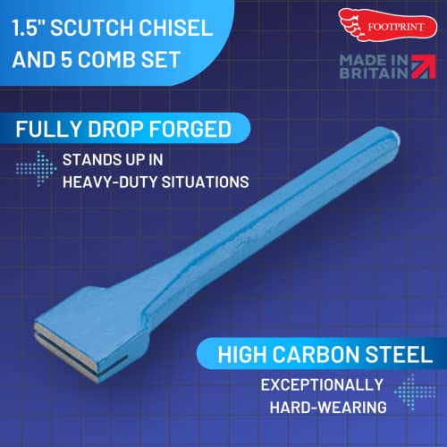 1.5" Scutch Chisel and Combs Set - Image 3
