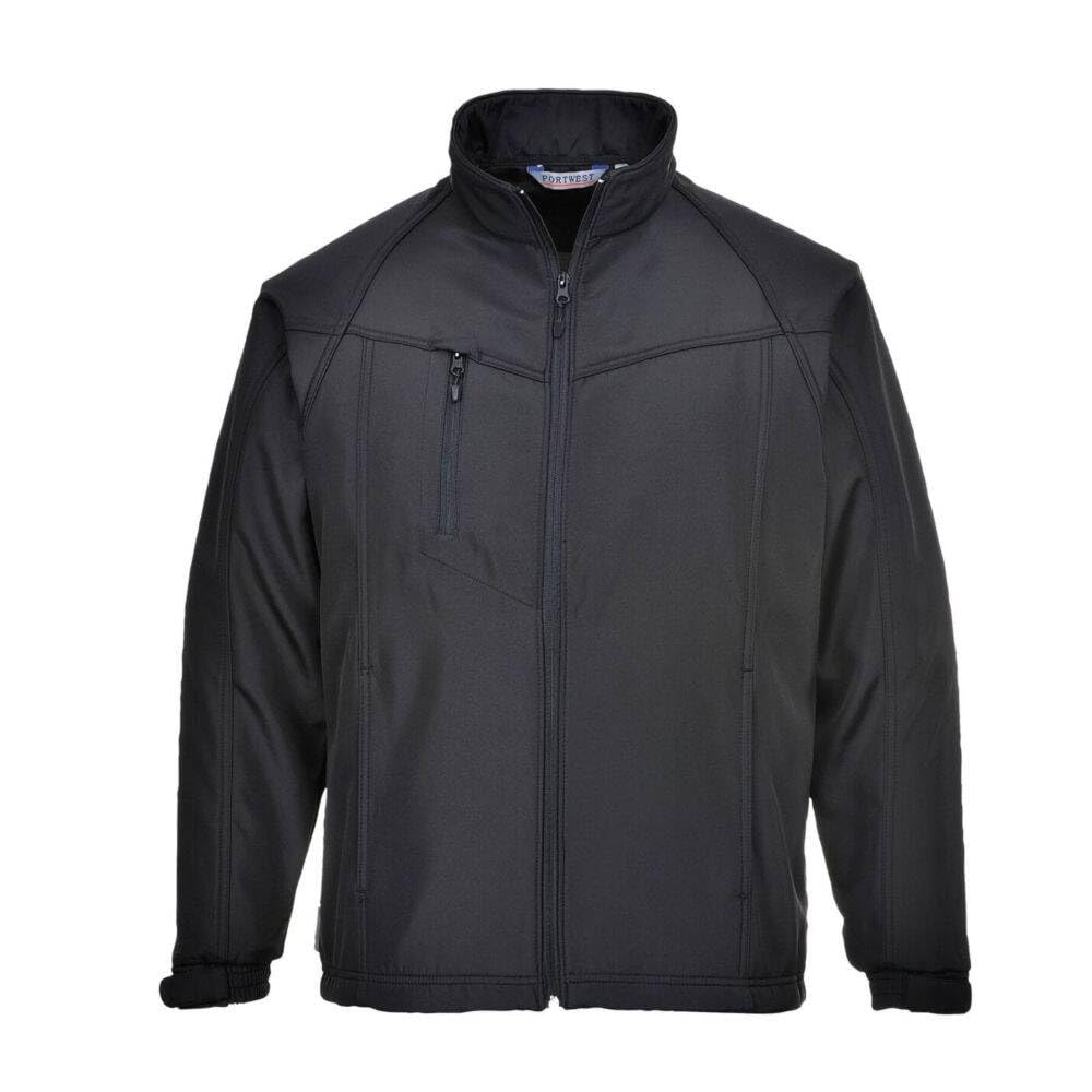 Workwear Mens Oregon Softshell Jacket Black Small