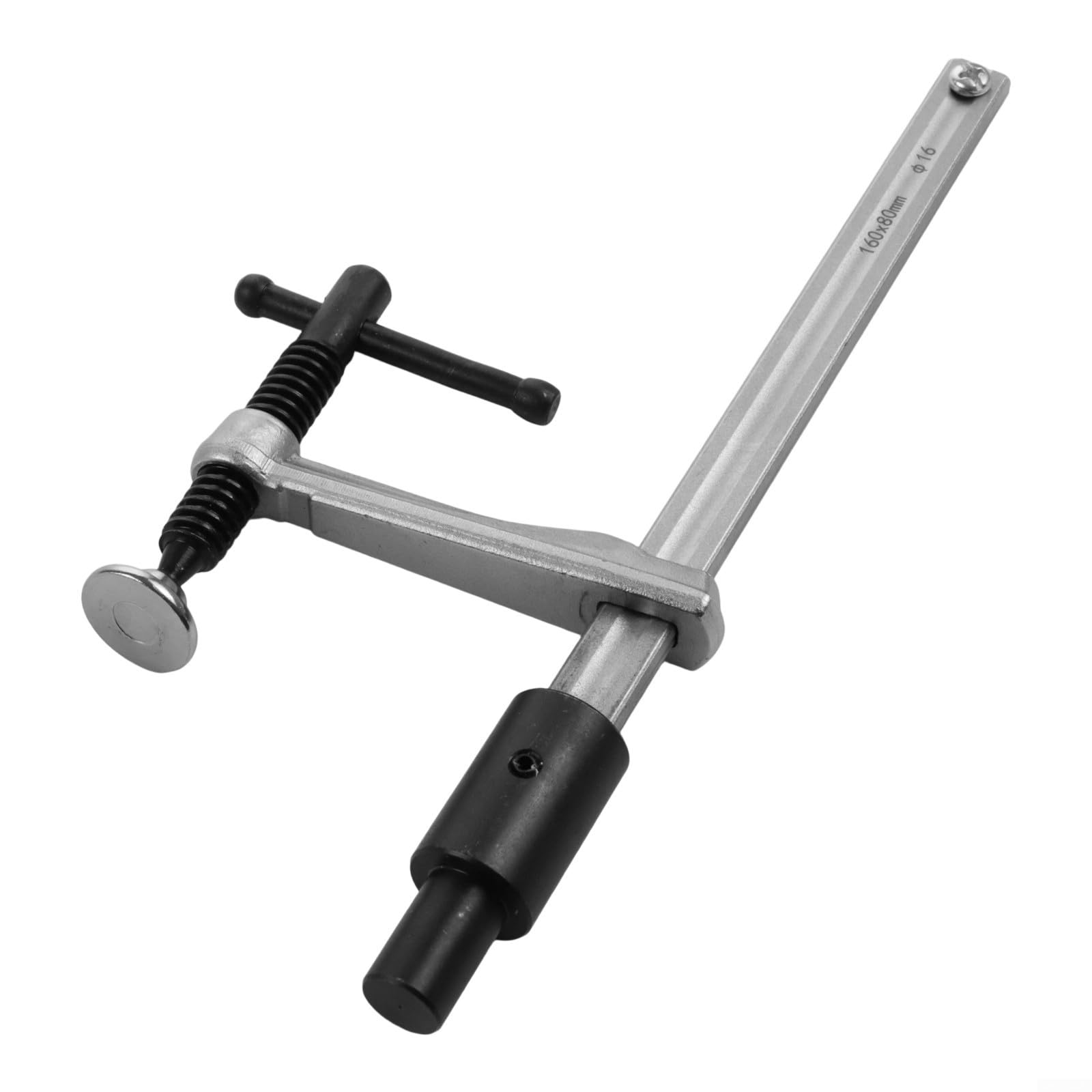YJDOORPLAY For Woodworking Quick Acting Desktop Clamp, Suitable For 16/28mm Hole Sizes, 160mm Clamping Capacity(20mm)