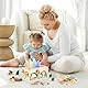 Vanplay Montessori Spielzeug Baby 12 Monate, 6 in 1 Tücherbox Baby Spielzeug ab 1 Jahr, Holzspielzeug Motorikspielzeug ab 1 2 3 Jahre Mädchen Junge, Geschenk Kind 1 Jahr