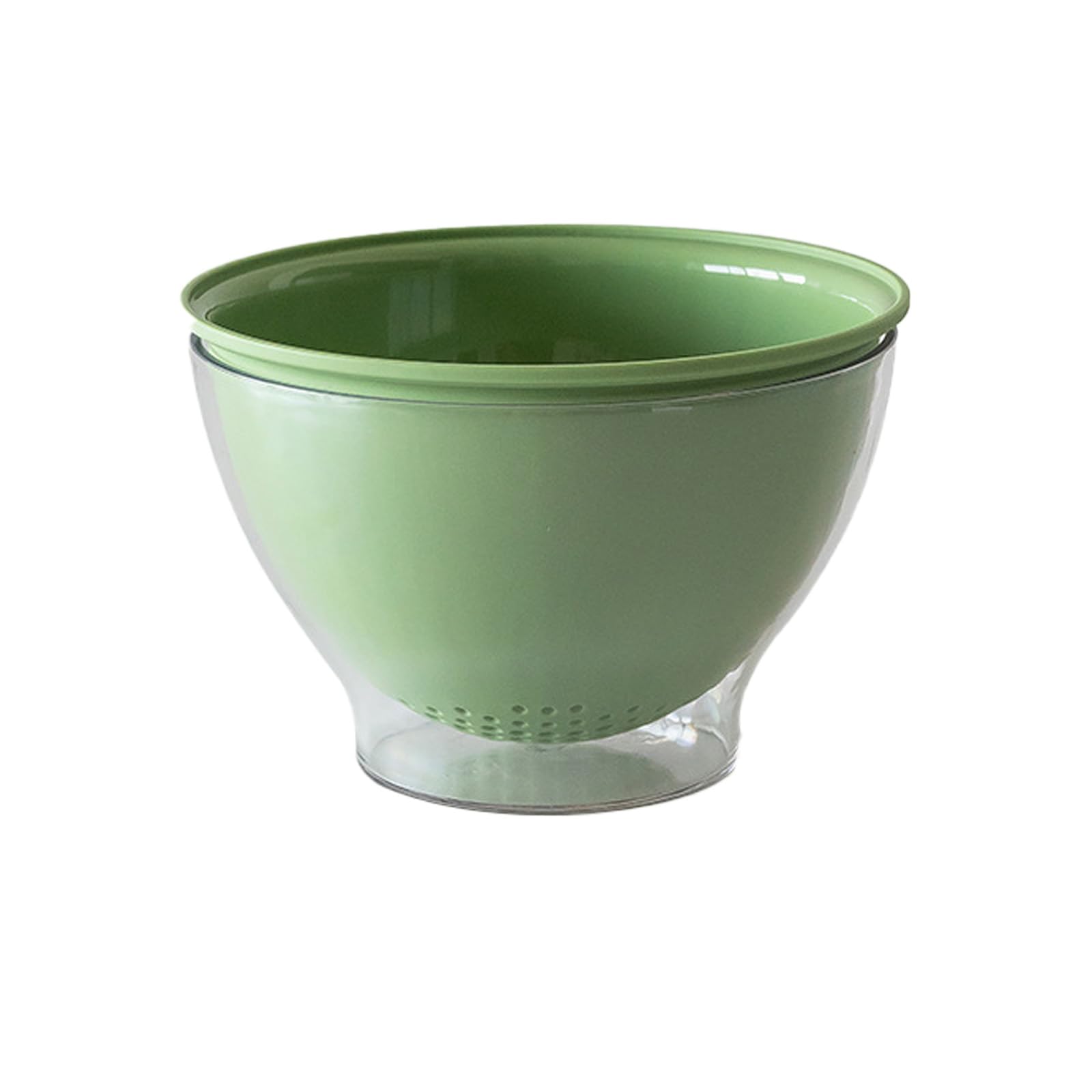 Mekalero Sturdy PET PP Materials Kitchen Strainer Basket Accessory for Draining Washing Vegetables Fruits Portable Size Kitchen Strainer Bowl