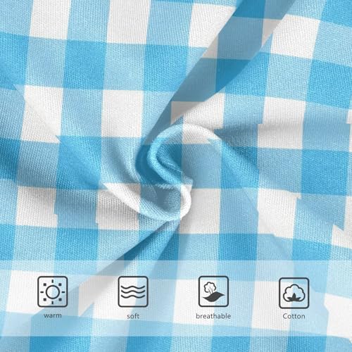 Blue White Buffalo Checkered Plaid Toddler Girls's Underwear 2T 23008733