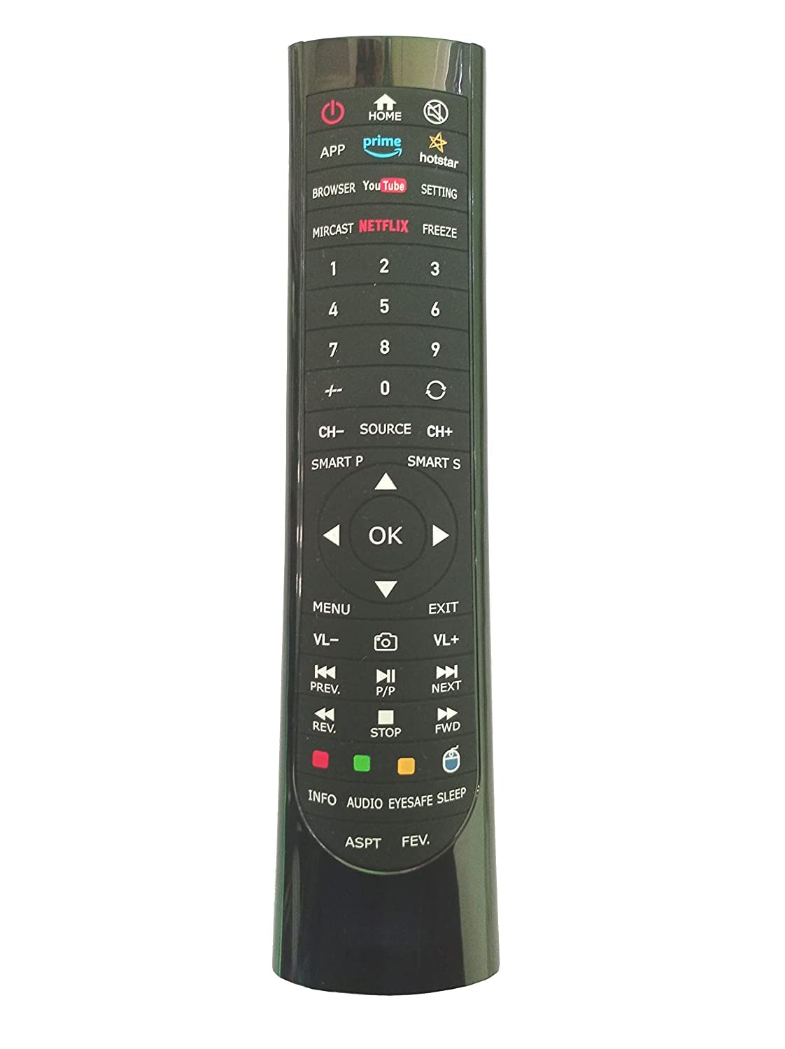 BhalTech LCD LED HDTV Plasma Smart TV Remote Control Compatible for Yara Tv Remote (B0BL3WZG61) Amazon Price History, Amazon Price Tracker