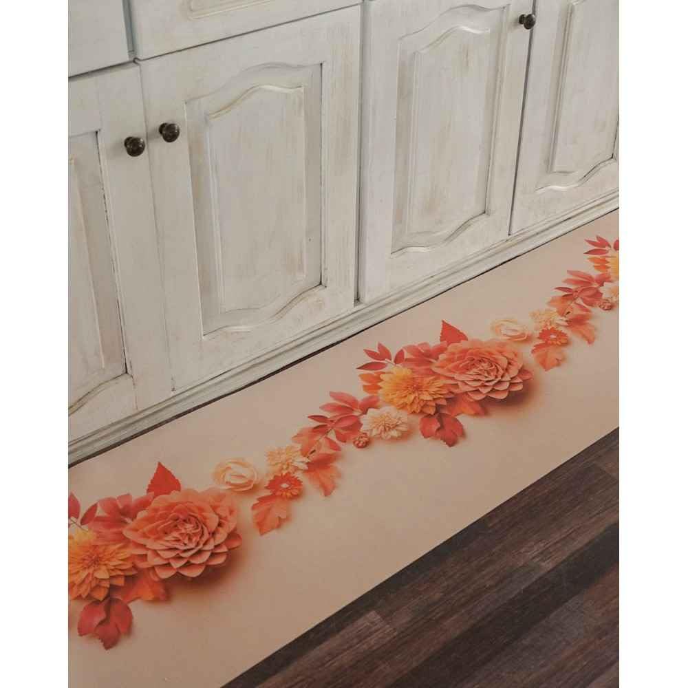 Home arredo casa Alfombra de pasillo de vinilo por metros, antideslizante, antimanchas, multiusos, para pasillo o salón, lavable en lavadora (Pam, 50 x 300 cm)