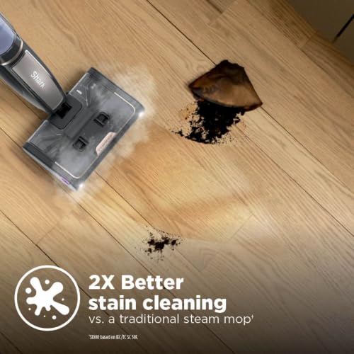 Image of Shark Steam Pickup Lightweight 3-in-1 Steam Mop Cleaner Picks Up Debris, Deep Scrubs & Steam Sanitizes - All At Once for Home with Sealed Hard Floors like Hardwood, Tile & Laminate, SD201