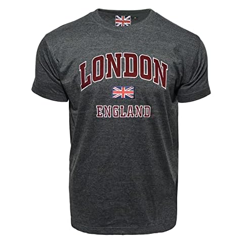 British Heritage Brands LE105CM Unisex London England Applique Embroidery T Shirt Cover
