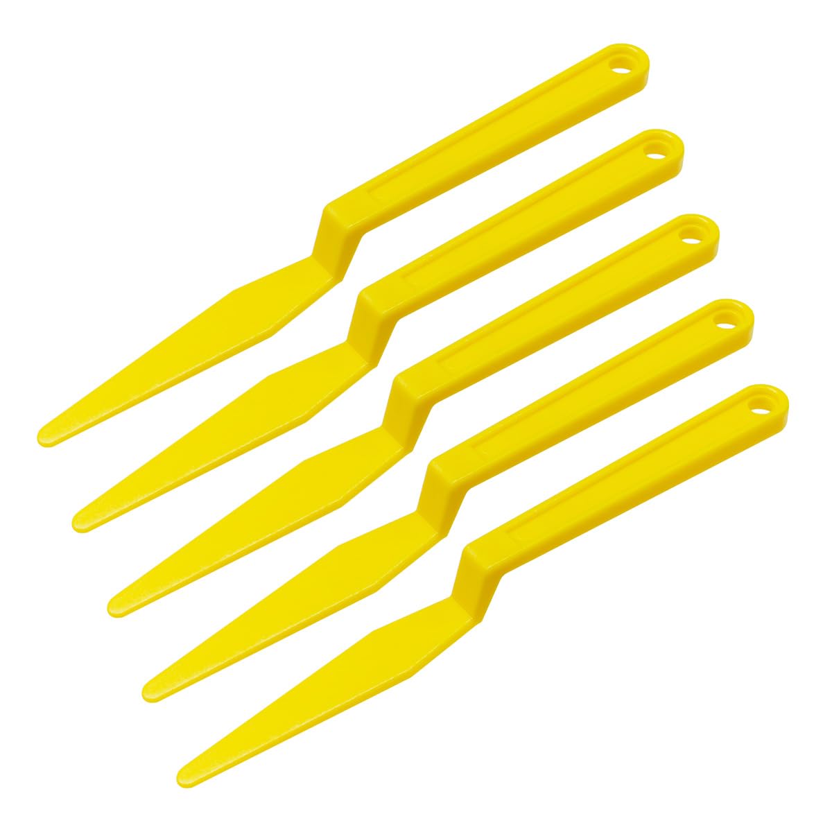 LAINLOY Car Window Tint Squeegee Tool, Flexible Gasket Scraper, 5PCS | Plastic Long Handle Shank Corner Squeegee with Flat Lip for Vinyl Wrapping Application & Window Tinting Film Installation
