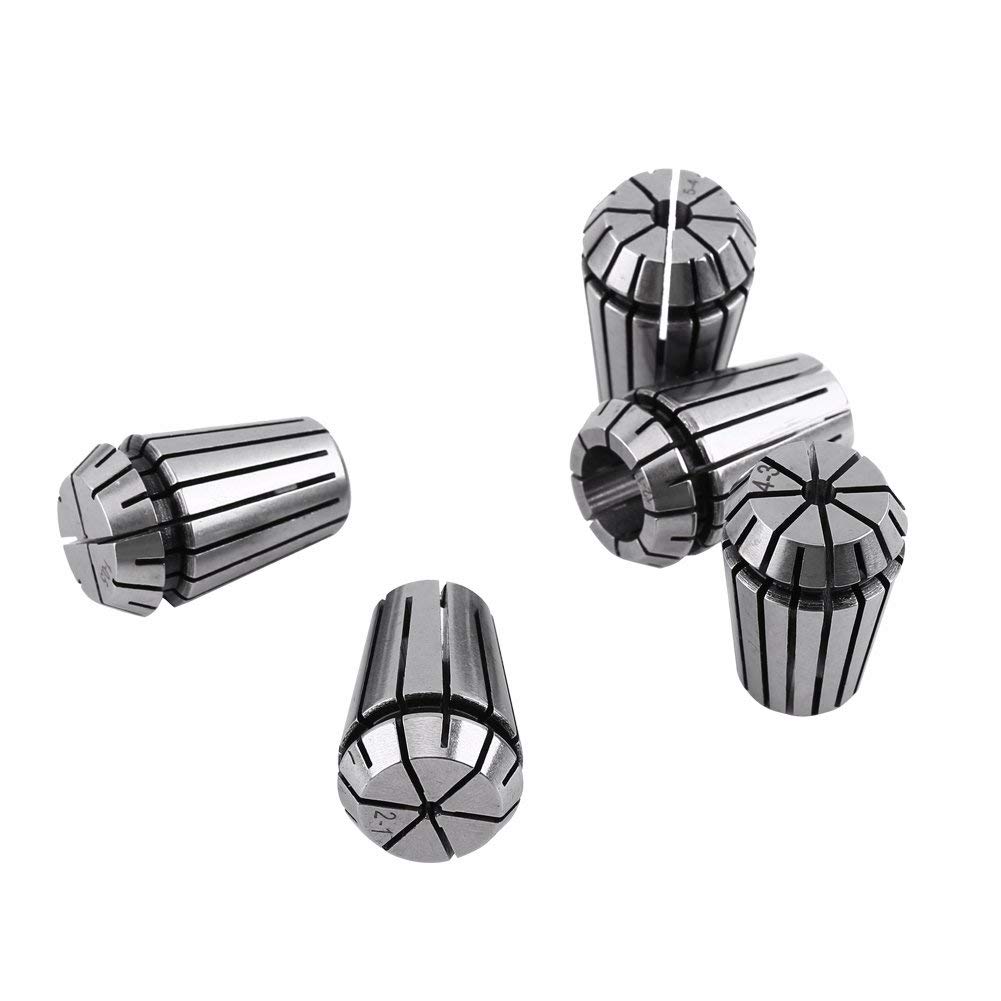 Juego de Resortes ER20 de 15 Unidades para Máquina CNC Fresadora y Torno de Grabado Compatible con Portabrocas ER20 Resortes Métricos para Herramientas de Fijación