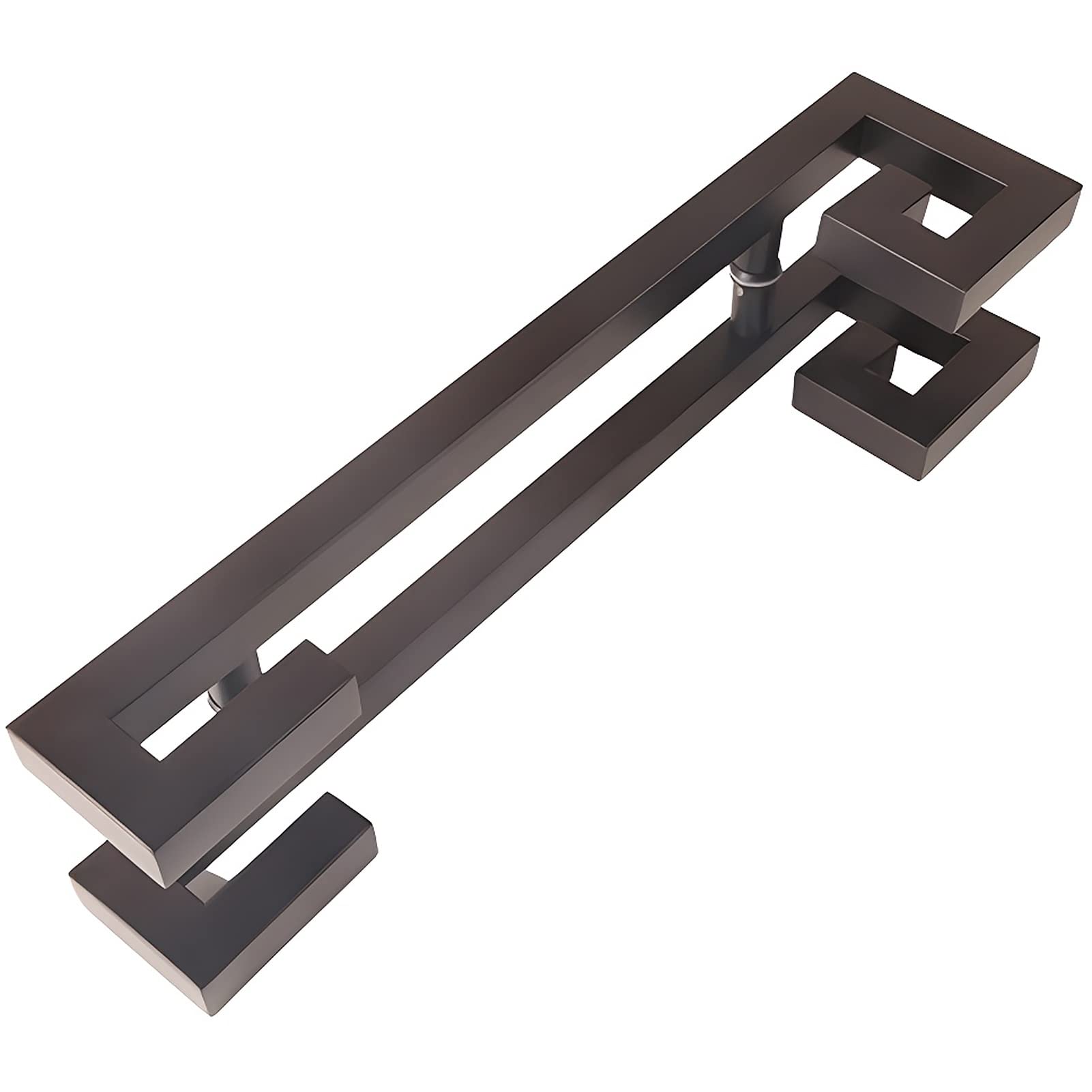 Bhgfyxbs D 2-5Ft Long Push Pull Bar For Glass/Wooden Oor, Garage She Hotel Office Oor Handle, Stainless Steel Hardware Set, Back To Back/A/120Cm/47.2In,-80Cm/31.5In,-80Cm/31.5In