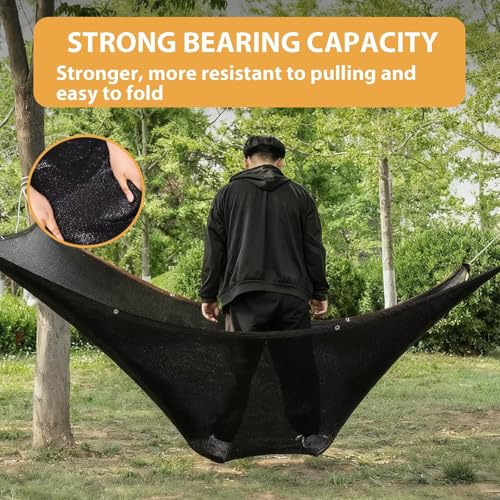 Image of 90% Shade Cloth, 20x20FT Tear Resistant Sun Shade Net with Reinforced Grommet,Durable Garden Shade Tarp Cover for Greenhouse,Plant Cover, Chicken Coop,Patio and Pergola,Black