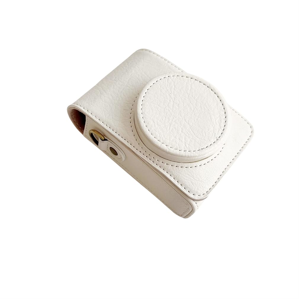 Amazon.com: KSNWZ Retro Style Camera Half Leather Case for