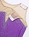 ranrann Maillot de Patinaje Artístico con Falda para Niña Vestido de Danza...