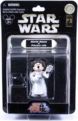 Star Tours Action Figure -Minnie As Princess Leia by Disney