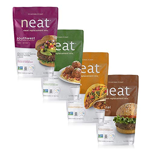 neat Vegan Campout - 16 Servings Equivalent To 4 lbs. Of Meat (5.5 oz.) (Pack of 4)