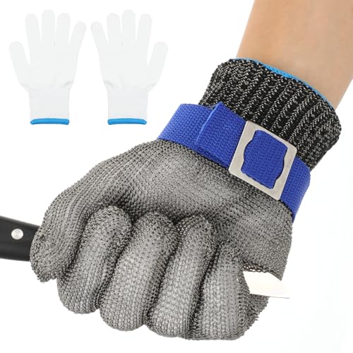 Level 9 Cut Resistant Kitchen Glove (Stainless Steel)