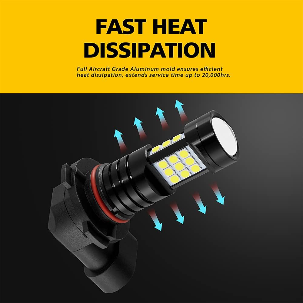 H10 LED Fog Light 6000K Xenon White