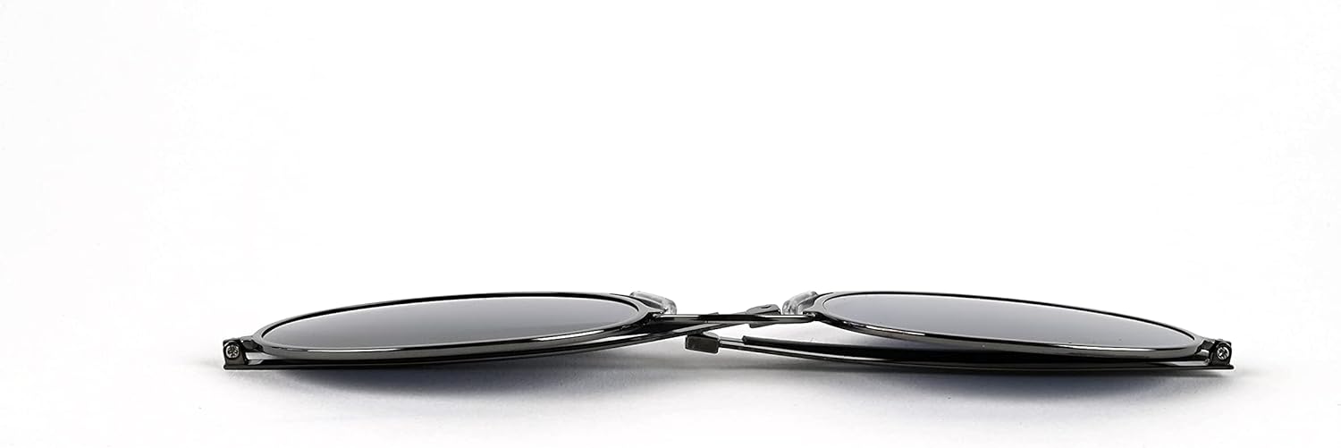 ThinOptics Milano Aluminum Case + Round Sunglasses