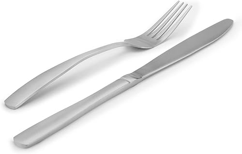 Miniatura 3 de Bysta - Juego de cubiertos de acero inoxidable (20 piezas, juego de cubiertos de acero inoxidable, servicio para 4, vajilla para el hogar y el