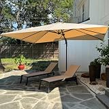 10 Best Patio Umbrella Deals (February 2026) Models Tested 11 PURPLE LEAF 9x12 Rectangular