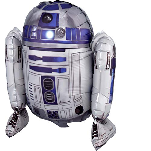 amscan 3819101 - Palloncino Star Wars R2-D2, Multicolore