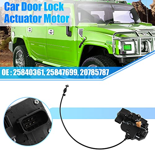 Image of X AUTOHAUX Front Left Side Door Lock Actuator Motor for Hummer H2 2008-2009 25840361 25847699 20785787
