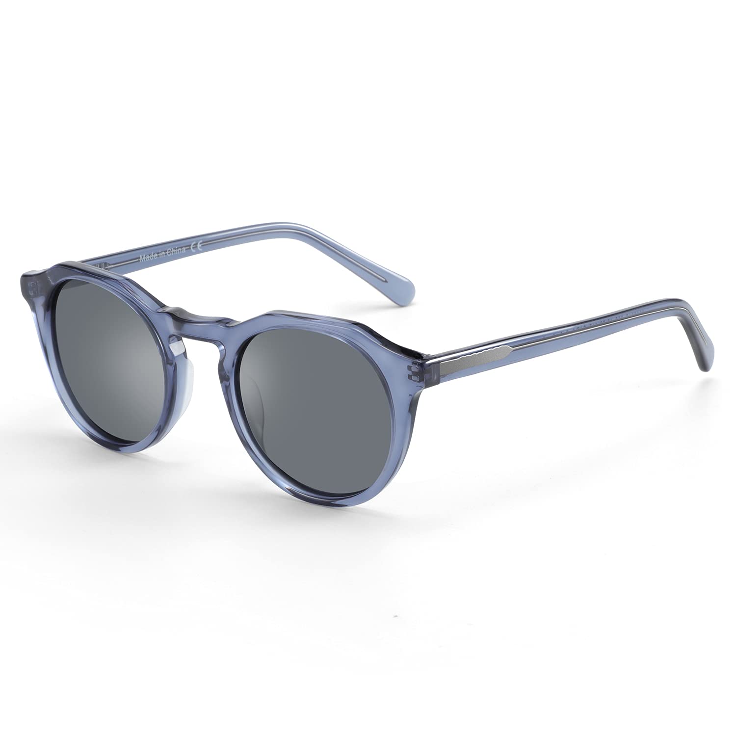 ZENOTTIC Vintage Runde Polarisierte Sonnenbrille für Herren Damen UV400 Schutz