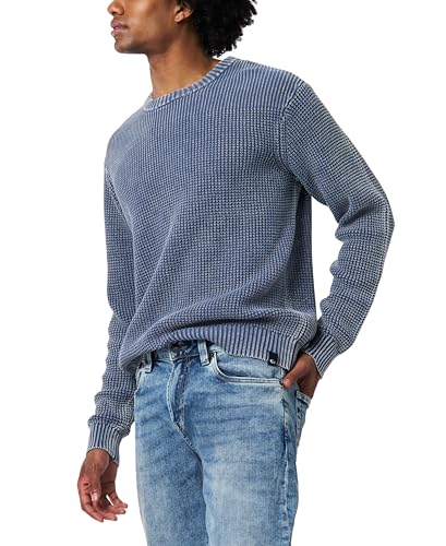Buffalo David Bitton Men's Textured Crew Knit Washy Sweater2