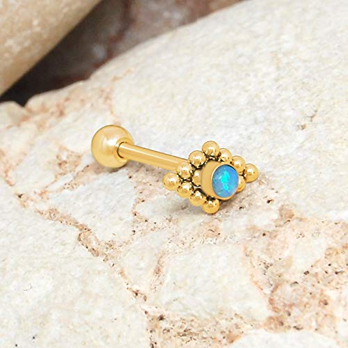 Surgical Steel Cartilage Stud - Tragus Screw Back Stud Earring - Helix Jewelry - Conch Earring - Forward Helix Piercing - Tiny Tragus Stud