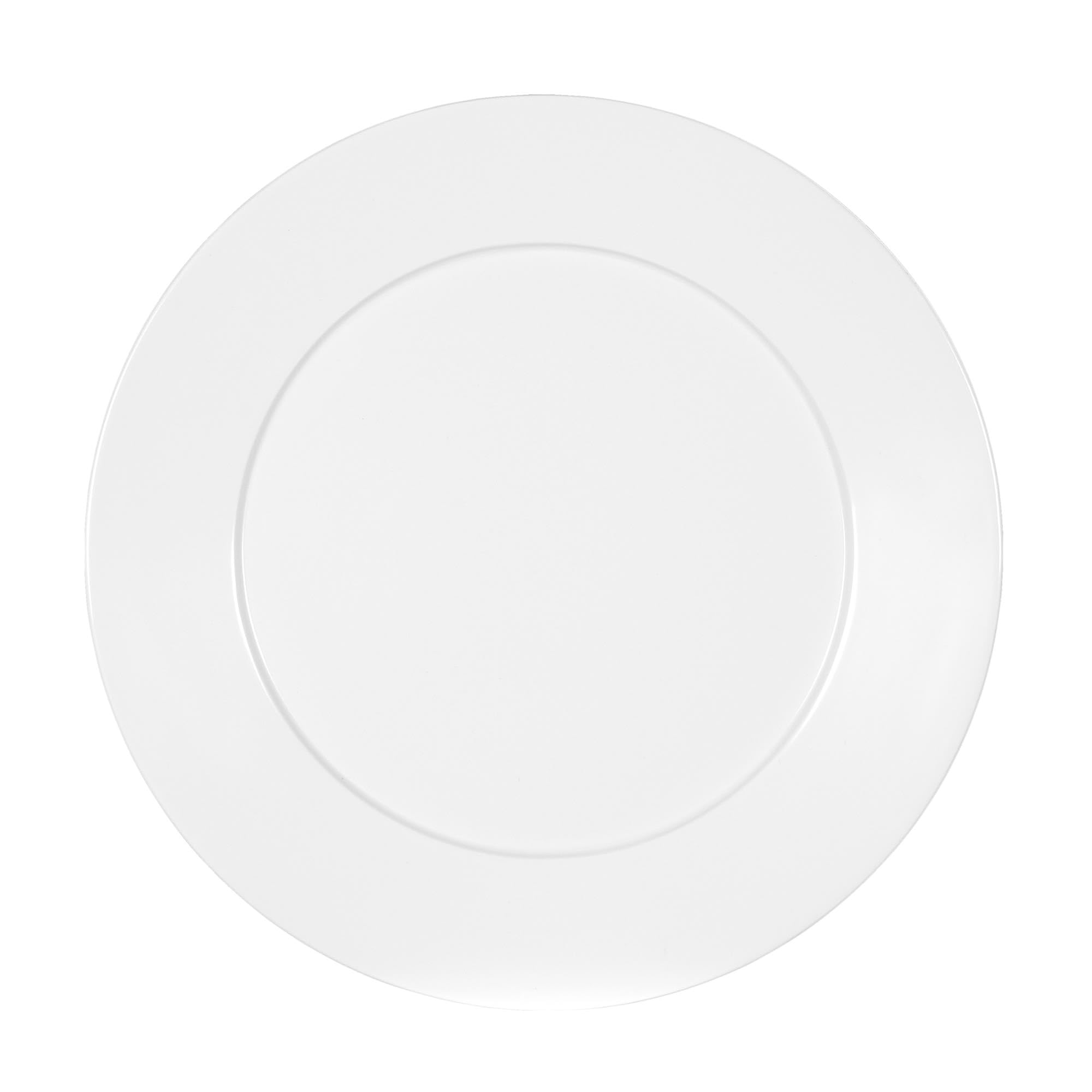 11" Round Melamine Dinner Plate by CAL-MIL – 11 inch, Melamine, White, Model 22446-11-15