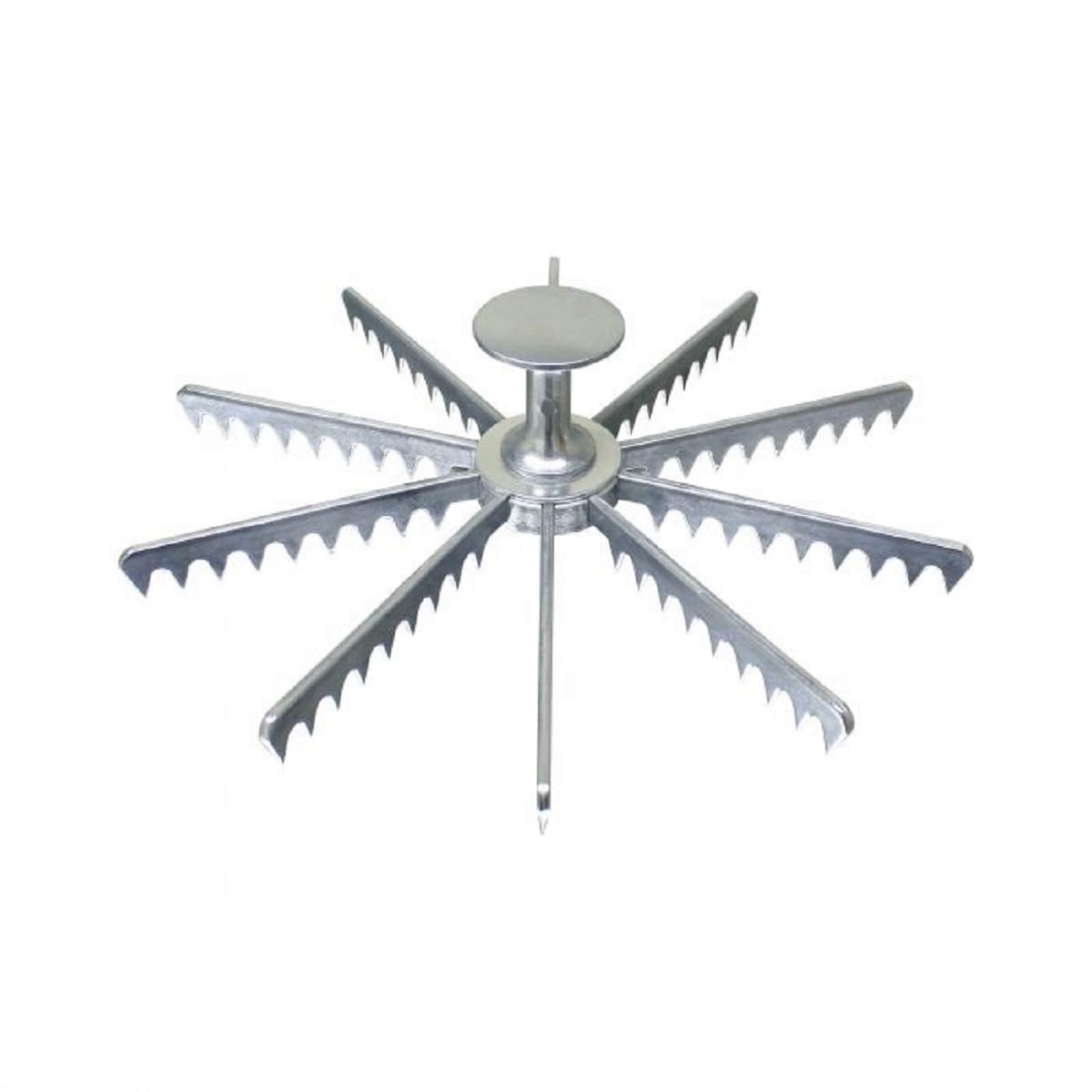 TrueCraftware- 10-Cut Aluminum Pie and Cake Marker- Guideline and Portion Divider Commercial Grade Pie and Cake Marker Slice Marker Equal Portion for Birthday Anniversary Christmas Gift