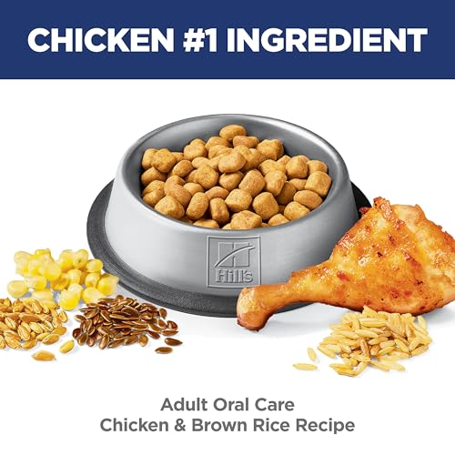 Hill's Science Diet Adult Oral Care Chicken Recipe Dry Cat Food 7.03 kg Bag image 1