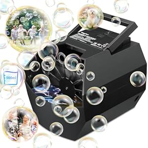 Theefun Bubble Machine: 500ML Autom...