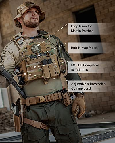 OneTigris Multicam Tactical Vest (Multicam)