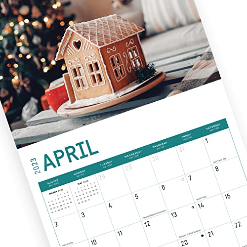 2023 Christmas All Year Wall Calendar By Bright Day, 12X12 Inch, Beautiful Cute Holiday Photography #TOP5