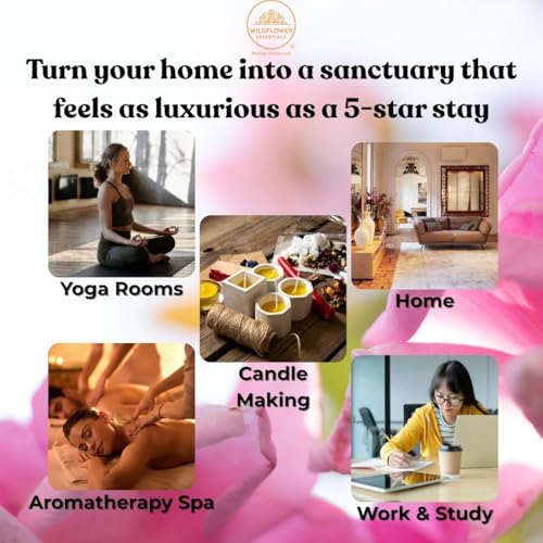 Image of Lavender Scented Aroma Diffuser Oil, Pure, Natural and Undiluted 100ml | Strong & Long-Lasting Aroma - Fragrance Oil for Home, Office, Candles